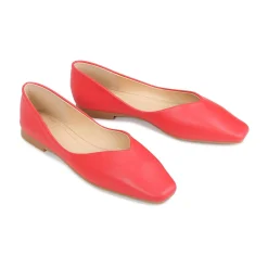 ADRIANA LEATHER BALLET FLATS><noscript><img width=