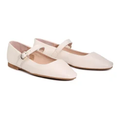 ADRIANO MARY JANE LEATHER FLATS><noscript><img width=