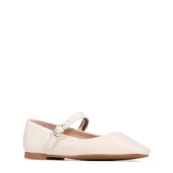 ADRIANO MARY JANE LEATHER FLATS><noscript><img width=