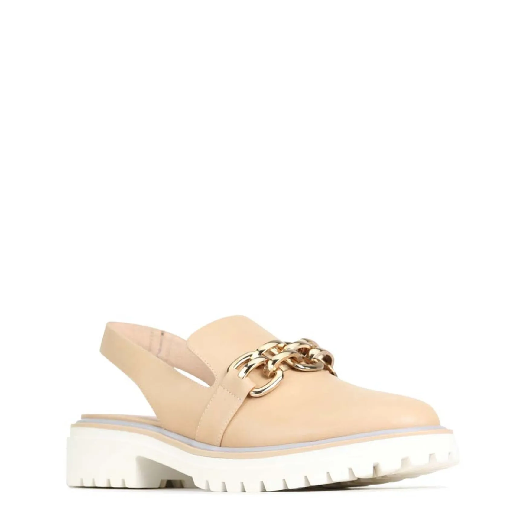 ANI SLING-BACK LOAFER LEATHER>EOS Footwear Best