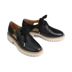 ANISE CUT-OUT LOAFERS LEATHER><noscript><img width=