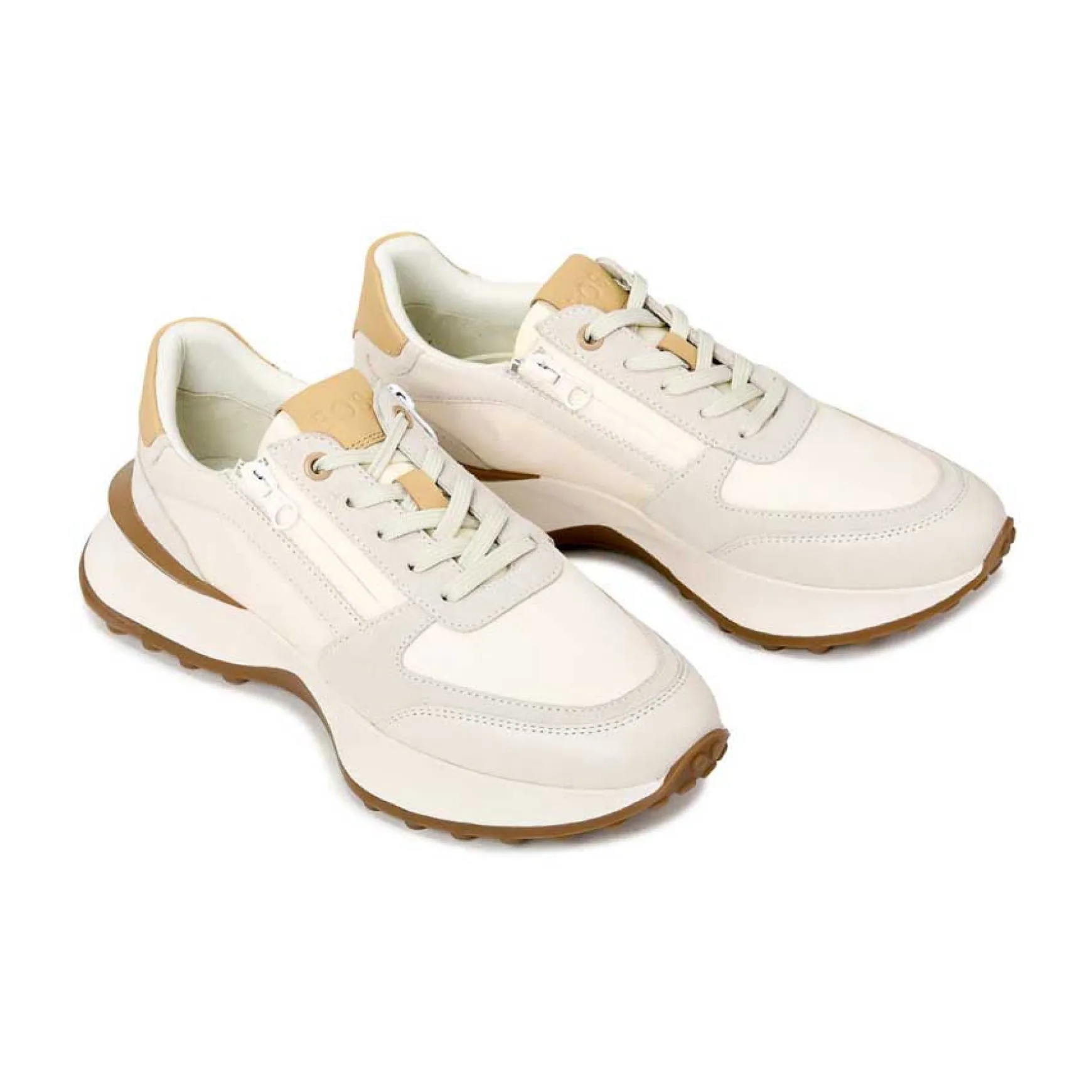 BLITHE CHUNKY ZIP SNEAKERS LEATHER>EOS Footwear Sale