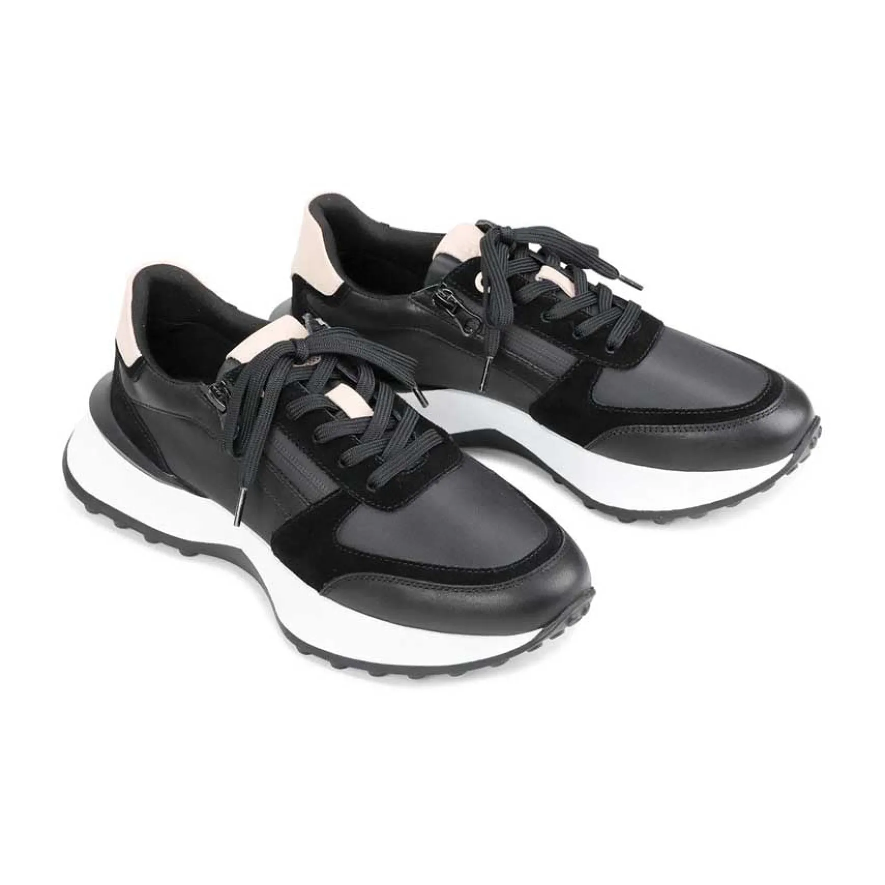BLITHE CHUNKY ZIP SNEAKERS LEATHER>EOS Footwear Sale