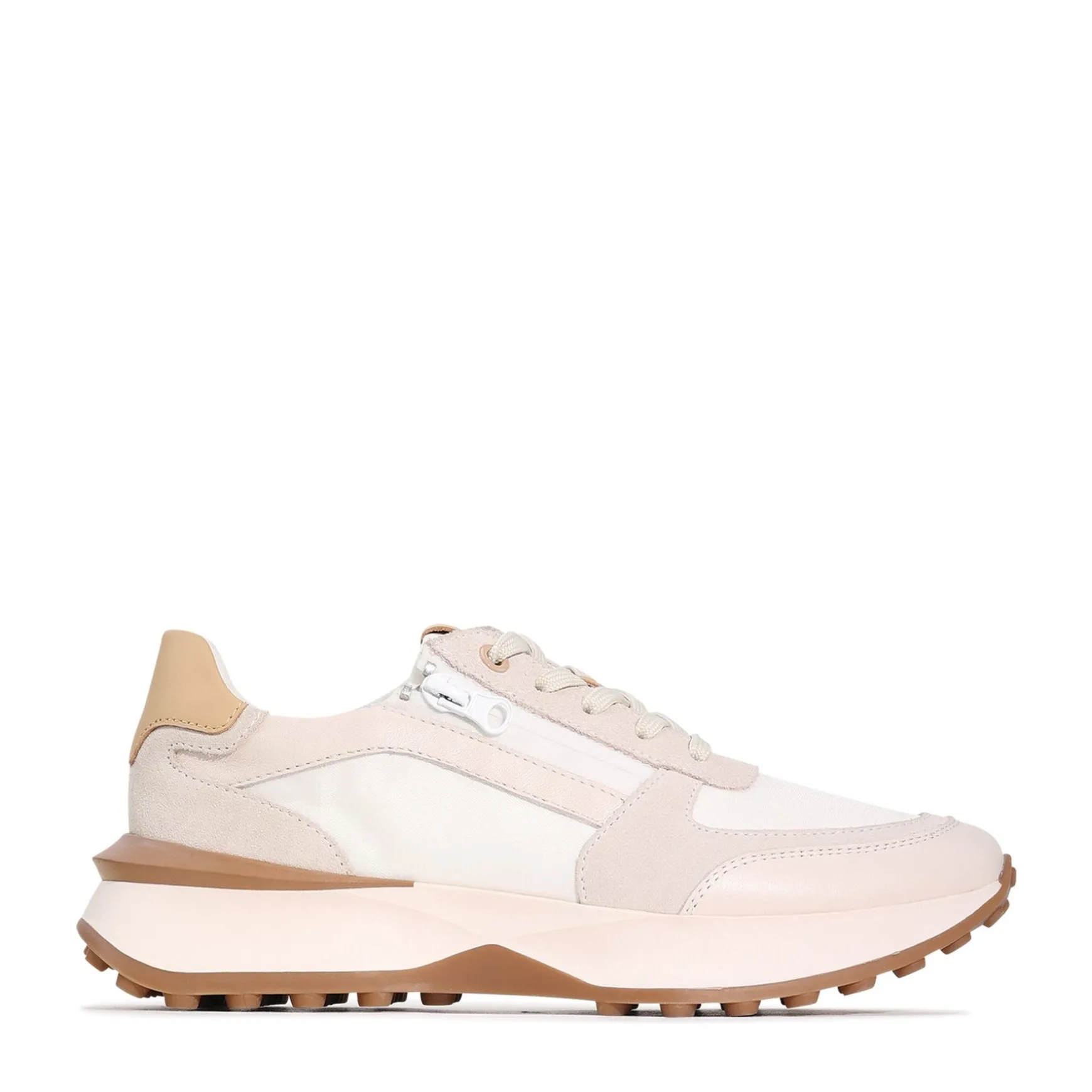 BLITHE CHUNKY ZIP SNEAKERS LEATHER>EOS Footwear Sale