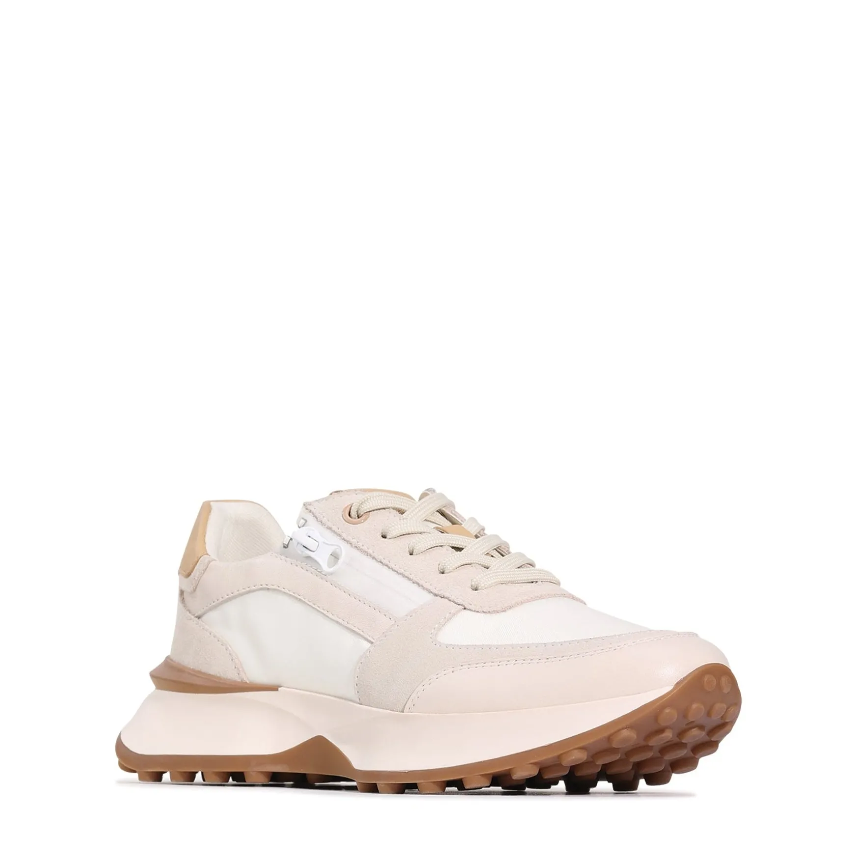 BLITHE CHUNKY ZIP SNEAKERS LEATHER>EOS Footwear Sale