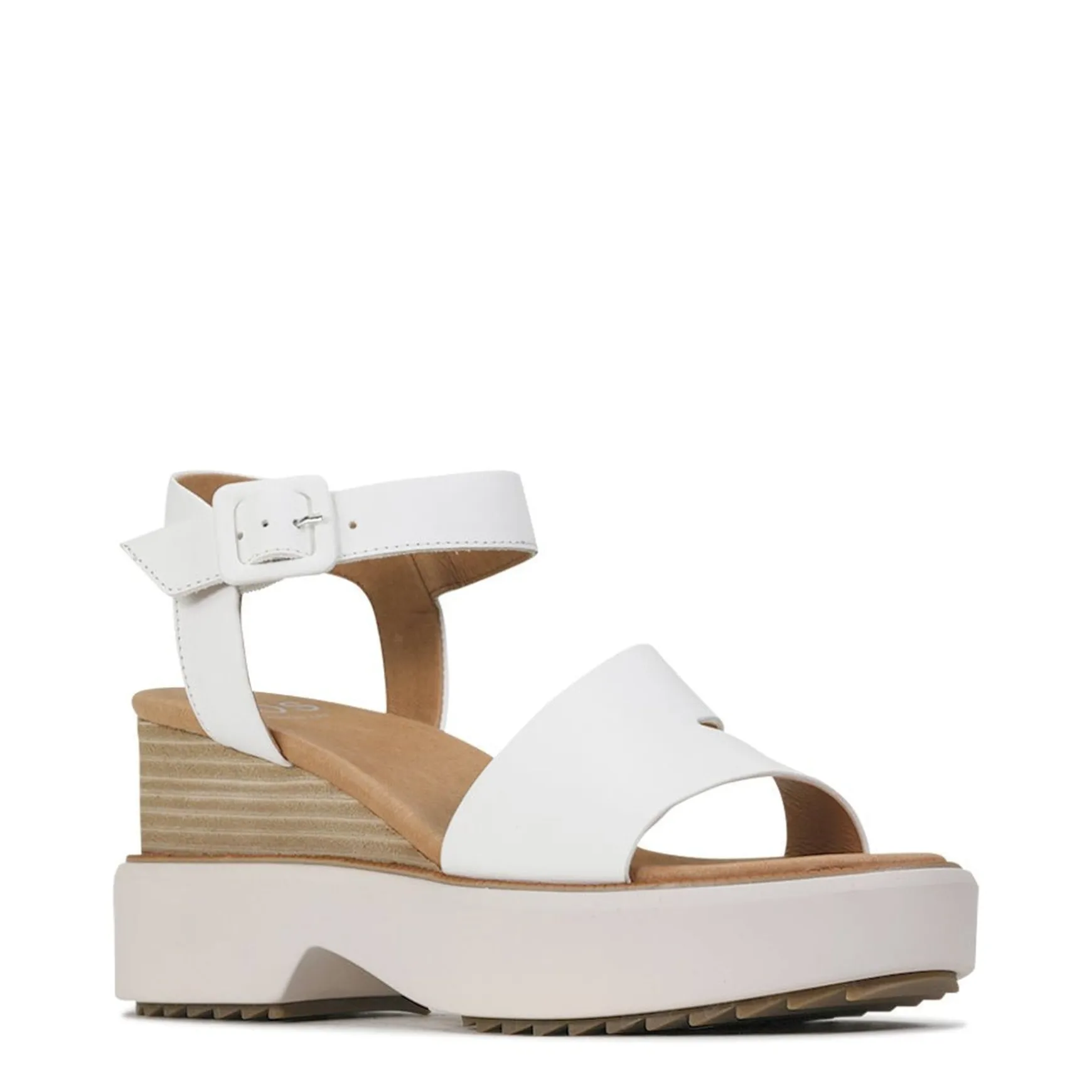 BROOKE LEATHER WEDGE SANDAL>EOS Footwear Cheap