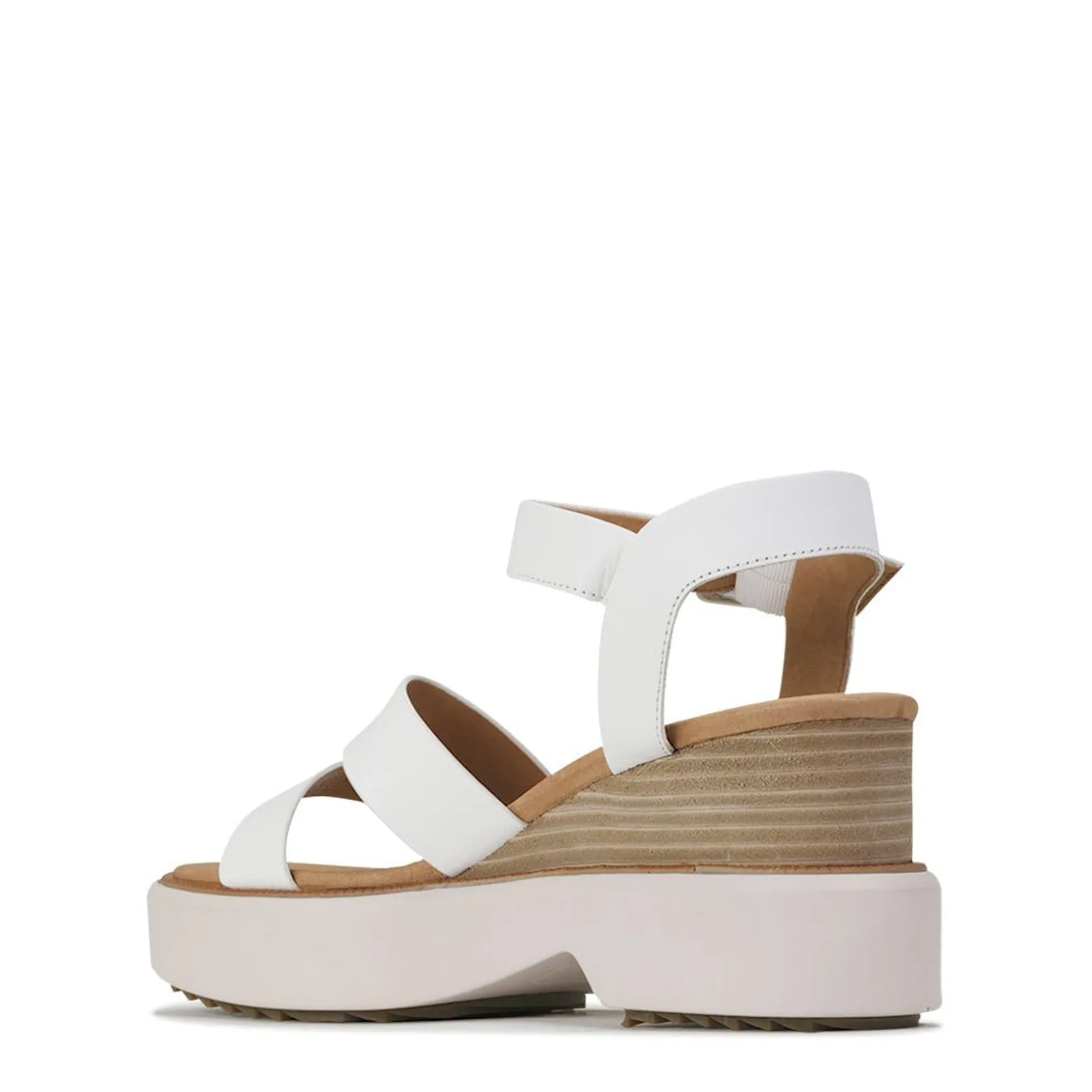 BROOKE LEATHER WEDGE SANDAL>EOS Footwear Cheap