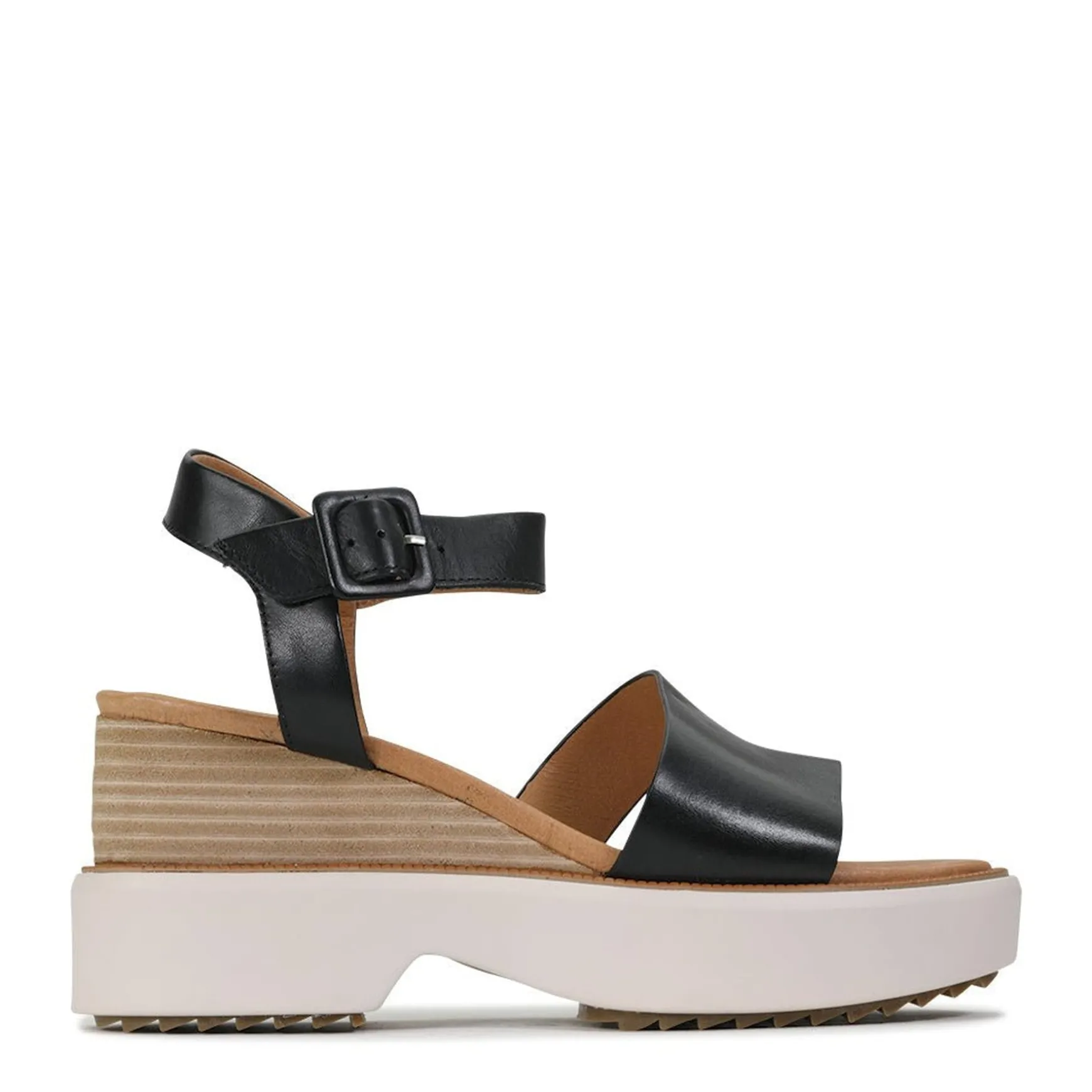 BROOKE LEATHER WEDGE SANDAL>EOS Footwear Cheap