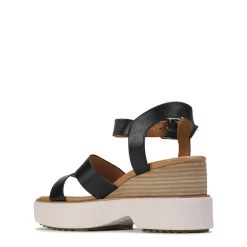 BROOKE LEATHER WEDGE SANDAL><noscript><img width=