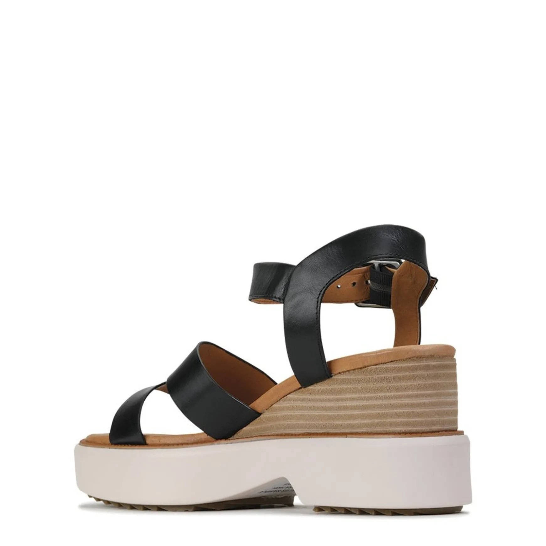 BROOKE LEATHER WEDGE SANDAL>EOS Footwear Cheap