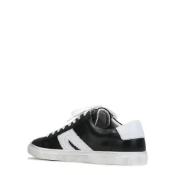 BURN LOW-TOP LEATHER SNEAKERS><noscript><img width=
