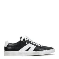 BURN LOW-TOP LEATHER SNEAKERS><noscript><img width=
