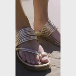 CARMELLA LEATHER SANDALS><noscript><img width=