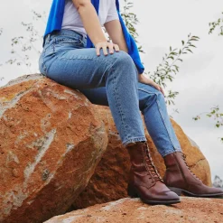 CELIA LEATHER ANKLE BOOT>EOS Footwear Clearance