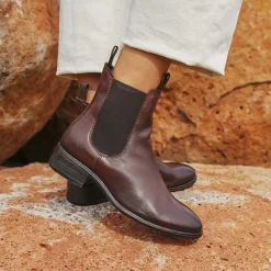CELINA ANKLE BOOTS LEATHER>EOS Footwear Outlet