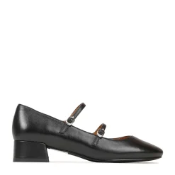 CESSIE LEATHER MARY JANE HEELS><noscript><img width=