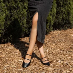 CESSIE LEATHER MARY JANE HEELS><noscript><img width=