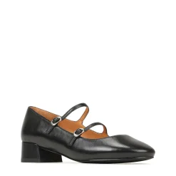 CESSIE LEATHER MARY JANE HEELS><noscript><img width=