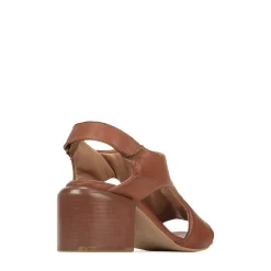 CHARICE LEATHER BLOCK HEEL SANDALS><noscript><img width=