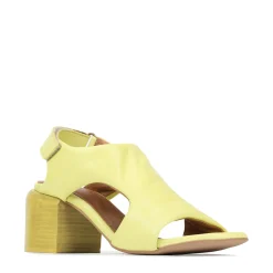 CHARICE LEATHER BLOCK HEEL SANDALS><noscript><img width=