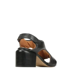 CHARICE LEATHER BLOCK HEEL SANDALS><noscript><img width=