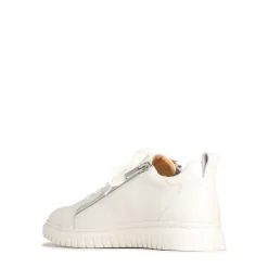 CLARAH DOUBLE ZIPPER SNEAKER LEATHER><noscript><img width=