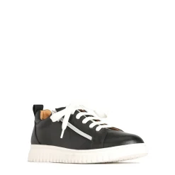 CLARAH DOUBLE ZIPPER SNEAKER LEATHER><noscript><img width=
