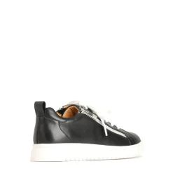 CLARAH DOUBLE ZIPPER SNEAKER LEATHER><noscript><img width=