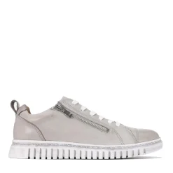 CLARENCE LOW-TOP ZIPPER SNEAKER LEATHER><noscript><img width=