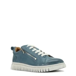 CLARENCE LOW-TOP ZIPPER SNEAKER LEATHER><noscript><img width=