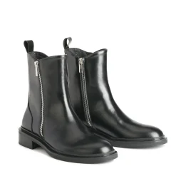 COLLETE ANKLE ZIP BOOTS LEATHER><noscript><img width=