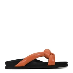 CROSSED SLIDE SANDALS><noscript><img width=