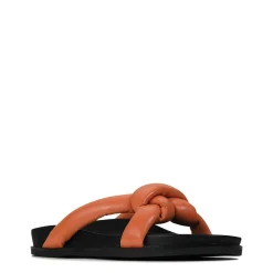 CROSSED SLIDE SANDALS><noscript><img width=