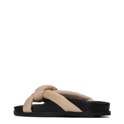 CROSSED SLIDE SANDALS><noscript><img width=