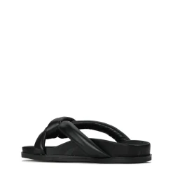 CROSSED SLIDE SANDALS><noscript><img width=