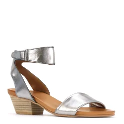 CUBO WOODEN STACK HEEL SANDALS LEATHER><noscript><img width=