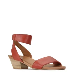 CUBO WOODEN STACK HEEL SANDALS LEATHER><noscript><img width=