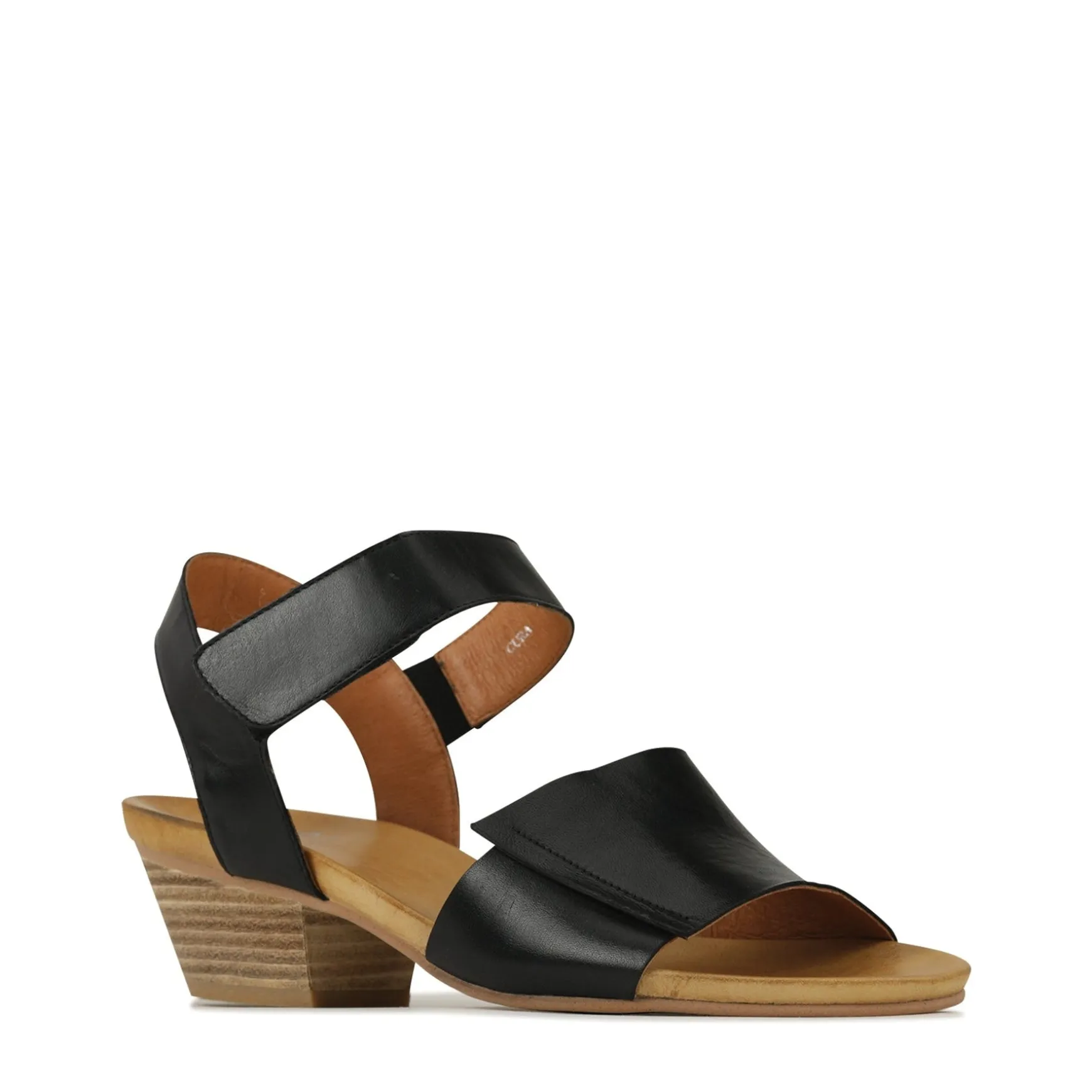 CURA ANKLE STRAP HEEL SANDALS LEATHER>EOS Footwear Sale