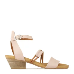 CURO ANKLE STRAP HEEL SANDALS LEATHER>EOS Footwear Discount