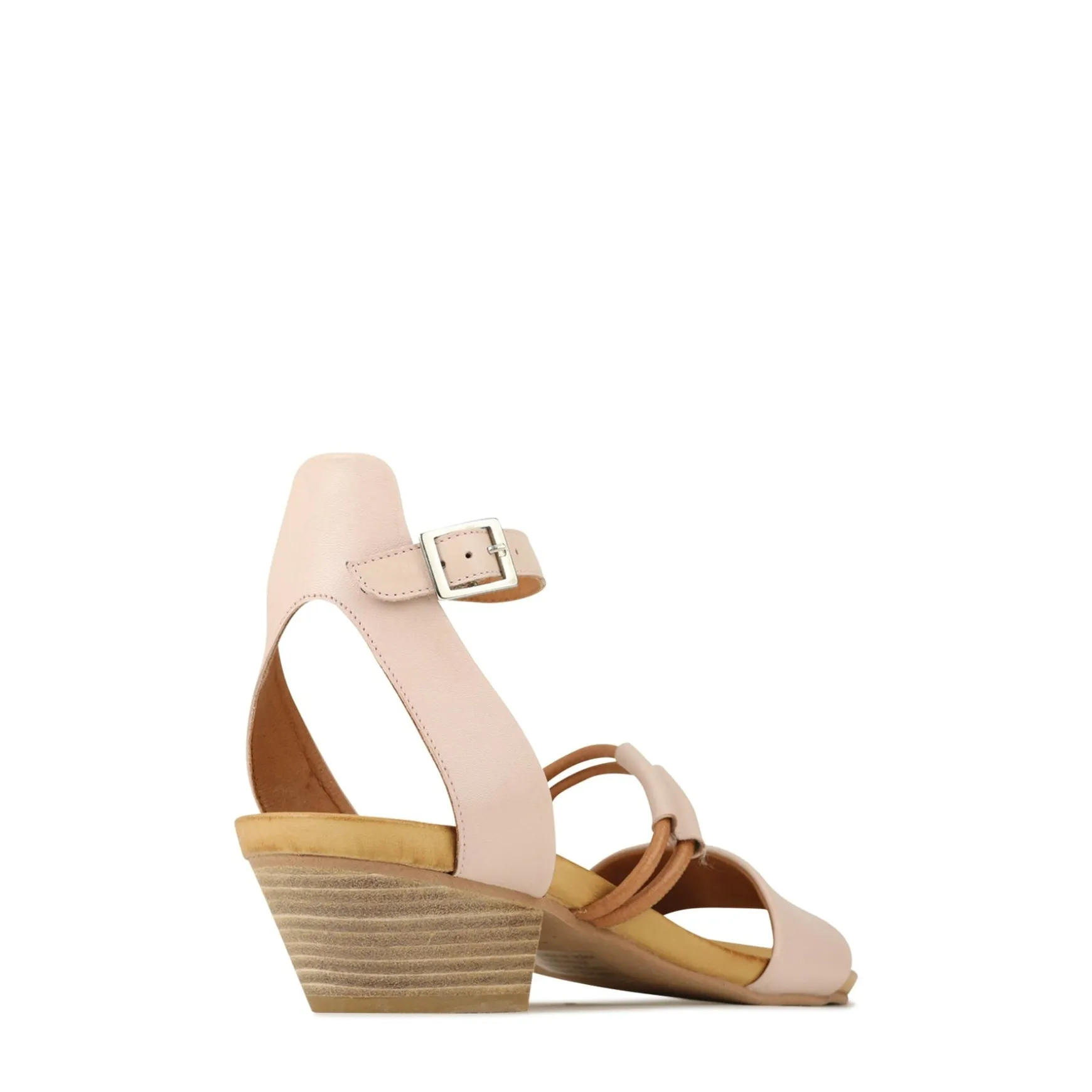 CURO ANKLE STRAP HEEL SANDALS LEATHER>EOS Footwear Discount