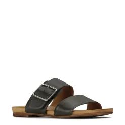 DALLAS LEATHER BUCKLE SANDAL><noscript><img width=