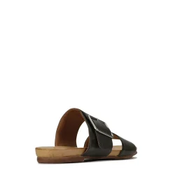 DALLAS LEATHER BUCKLE SANDAL><noscript><img width=