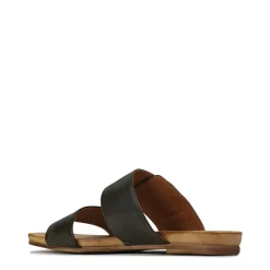 DALLAS LEATHER BUCKLE SANDAL><noscript><img width=