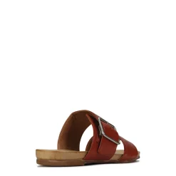 DALLAS LEATHER BUCKLE SANDAL><noscript><img width=