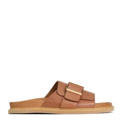 DEDE SLIDE LEATHER SANDALS><noscript><img width=