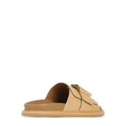 DEDE SLIDE LEATHER SANDALS><noscript><img width=