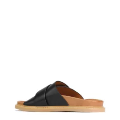 DEDE SLIDE LEATHER SANDALS><noscript><img width=