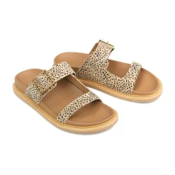 DEDRA LEATHER SANDALS><noscript><img width=