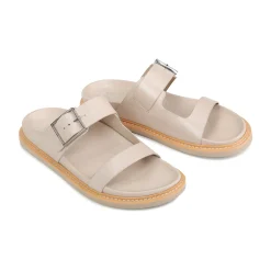 DEDRA LEATHER SANDALS><noscript><img width=