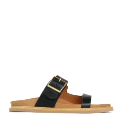 DEDRA LEATHER SANDALS><noscript><img width=